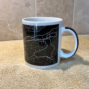 RARE Chaleur “Woman Walking Dog” Mug (14 oz)